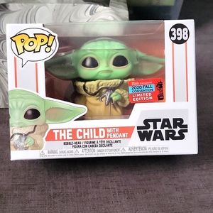Funko Pop 398 The Child with pendant Comic Con Exclusive NIB